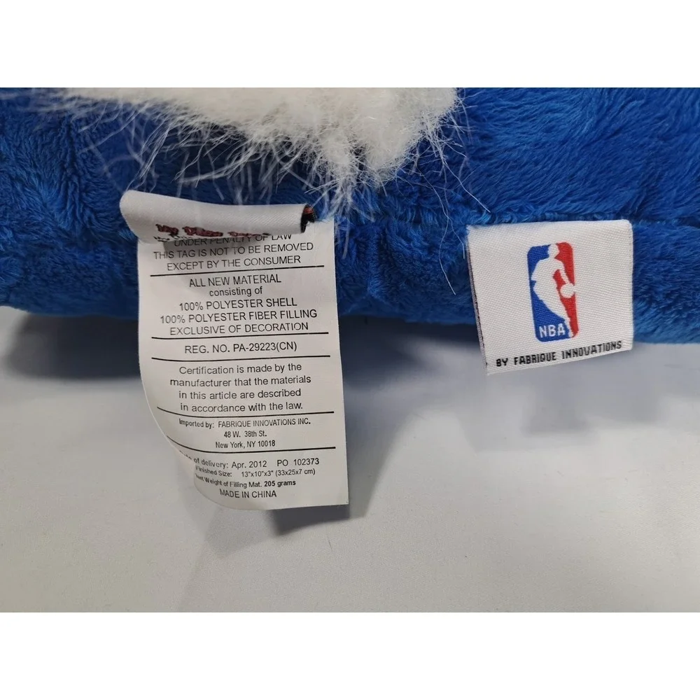 Dallas Mavericks NBA Pillow Pet Horse Mascot Plush Blue White 13